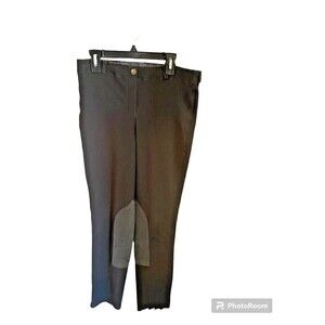 Tuffrider  Ride N' Go Equestrian Pants Women's Breeches Charcoal Sz 26